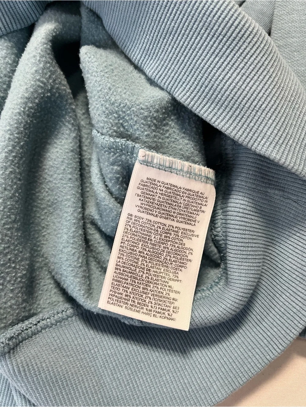 The North Face Men’s Evolution Crewneck Sweatshirt Teal Blue - XL